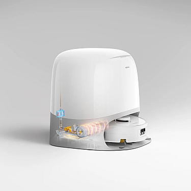 Robot tozsoran Roborock Qrevo Curv 2 Flow White