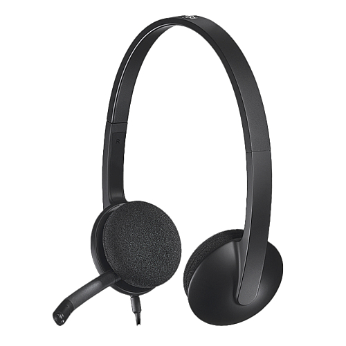 Logitech Corded USB Headset H340 Black