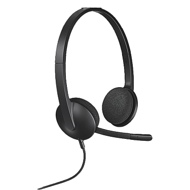 Logitech Corded USB Headset H340 Black Logitech Corded USB Headset H340 Black