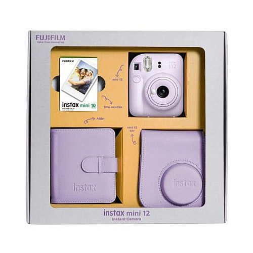 Fotoaparat Fujifilm Instax mini 12 Lilac Purple-Bundle Box