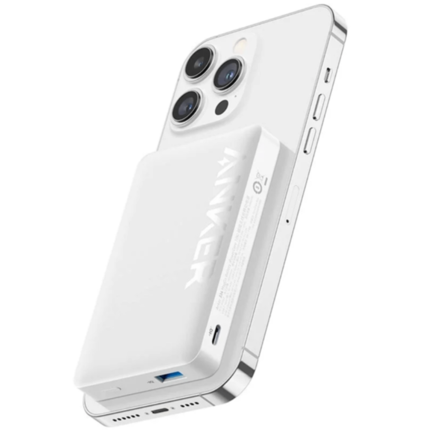 Power Bank Anker 334 Magnetic Battery PowerCore 10000 White (A1642H21)