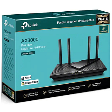 Router TP-Link ARCHER AX55 (AX3000 Gigabit Wi-Fi 6 Router )