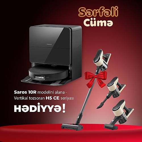 Robot tozsoran Roborock Saros 10R Black