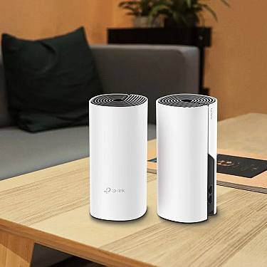 Router TP-Link - Deco M4 (2-pack) (AC1200 Whole Home Mesh Wi-Fi Unit)
