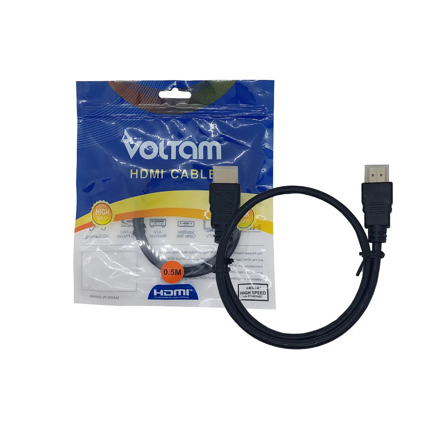 Kabel HDMI Voltam VH-07 1.4 4K 30HZ (0.5m)