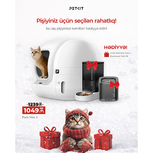 Petkit Pura Max 2 (P9902)	( 3 aylıq )