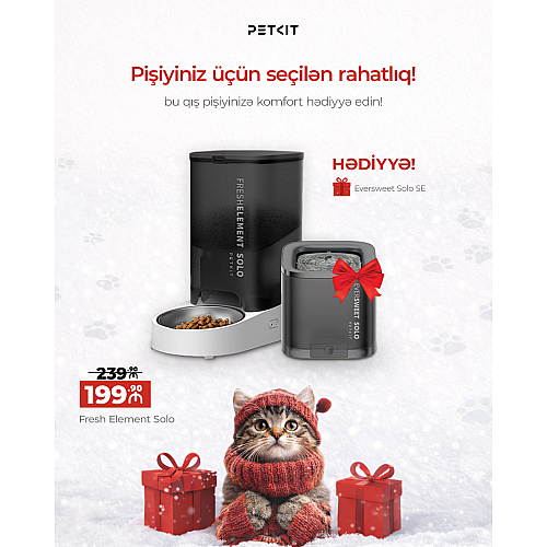 Petkit Yumshare Fresh Element Solo Smart Pet Feeder ( 3 aylıq )
