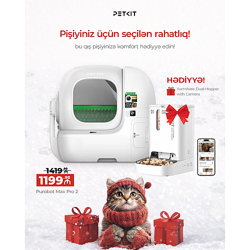 Petkit Purobot MAX Pro 2 (P9904) ( 3 aylıq )