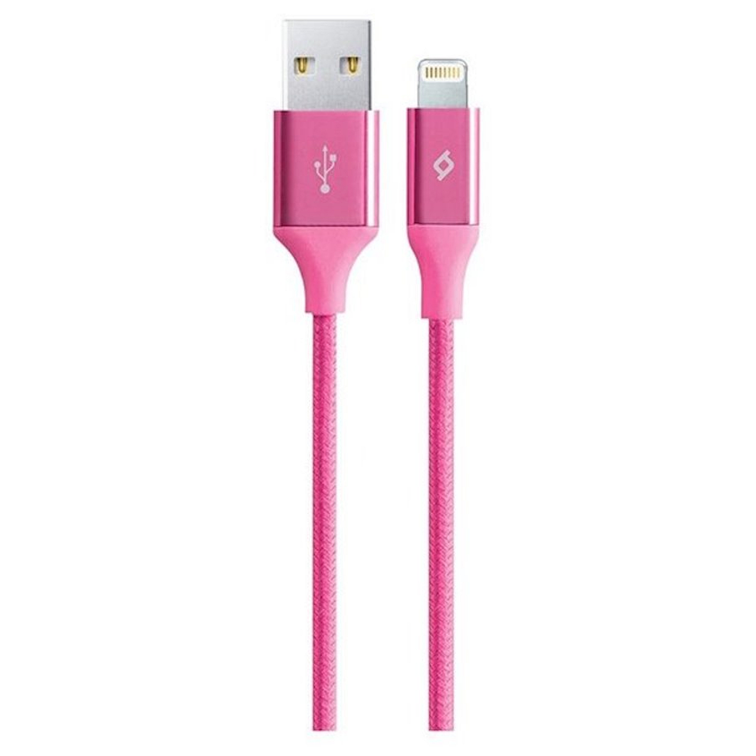 Kabel TTEC Lightning USB Charge/Data Cable, Pink, MFI (2DKM01P)