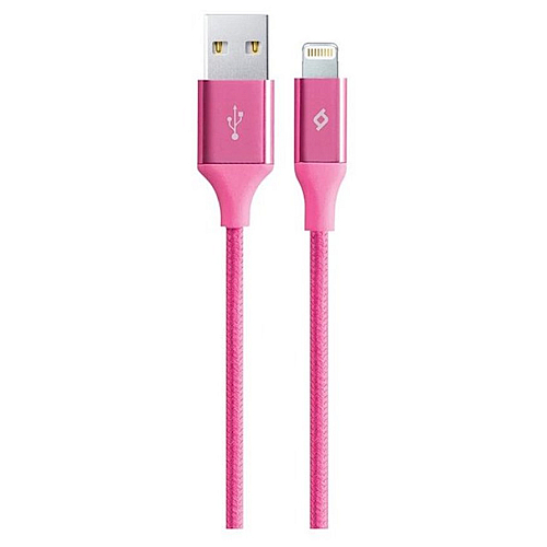 Kabel TTEC Lightning USB Charge/Data Cable, Pink, MFI (2DKM01P)