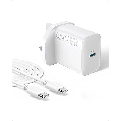 Adapter Başlığı Anker 20W with USB-C Cable (B2347K21)