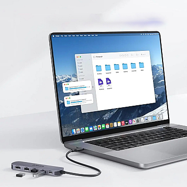 HUB Anker 332 USB-C Hub (5-in-1) Black (A8355H11)