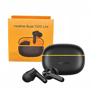 Qulaqlıq Realme Buds T200 Lite Black