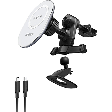 Avtomobil üçün telefon tutacağı Anker PowerWave Magnetic Charging Car Mount (A2931HW1)