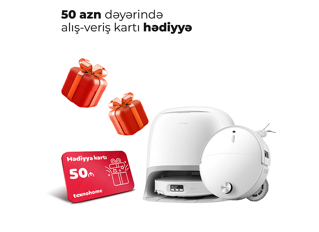 Robot tozsoran Roborock Qrevo CurvC White ( 3 aylıq )