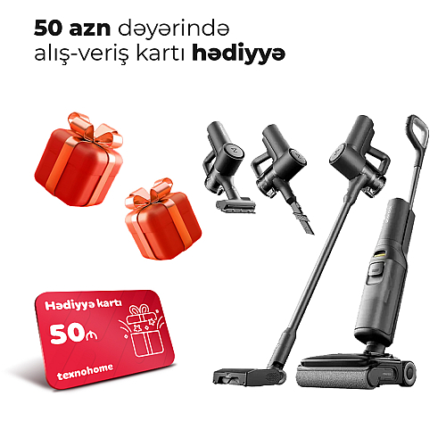 Vertikal tozsoran Roborock F25 ACE Combo Black (3 aylıq)