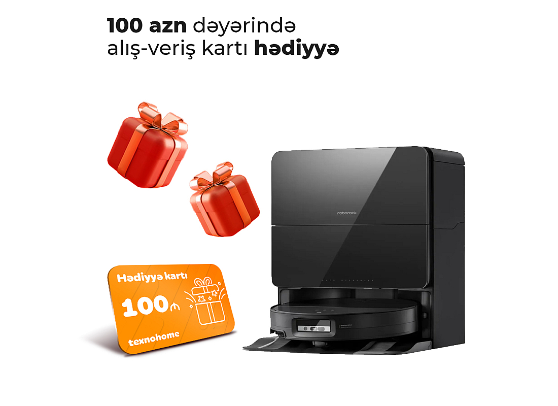 Robot tozsoran Roborock S9 MaxV Ultra Black (3aylıq)