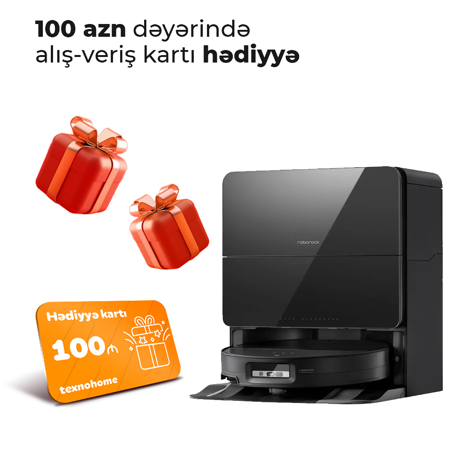 Robot tozsoran Roborock S9 MaxV Ultra Black (3aylıq)