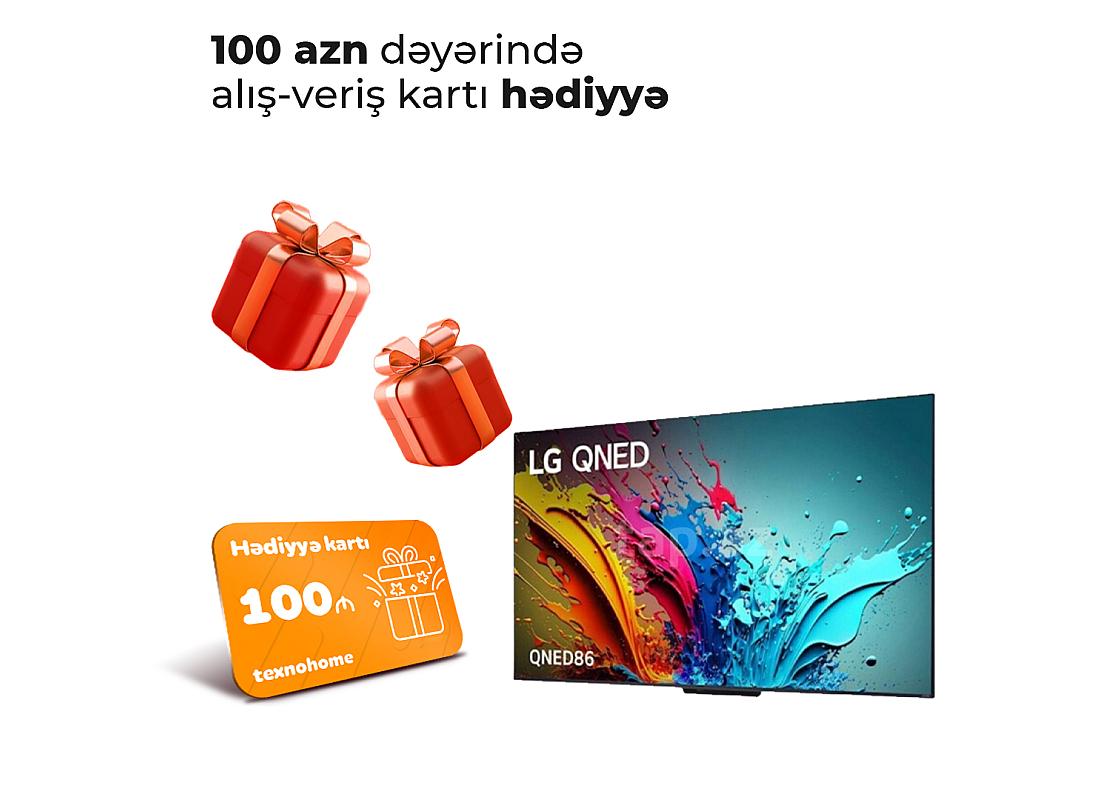 Televizor LG 55QNED86T6A.AMCN (3 aylıq)