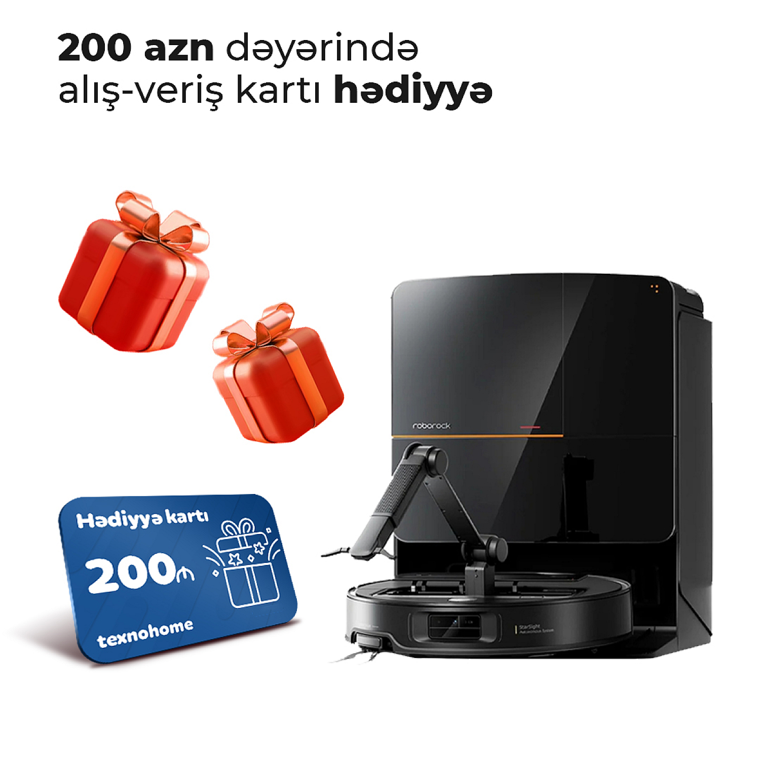 Robot Tozsoran Roborock Saros Z70 Black (3 aylıq)