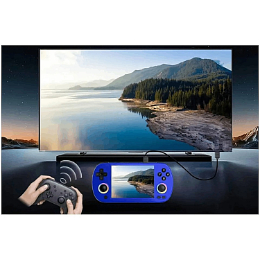 Oyun konsolu Anbernic RG40XX H Blue