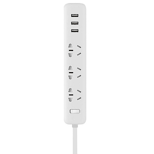 Uzatma kabeli Mi Power Strip with 3 Ports USB-2A Fast Charge White (BHR6859CN)