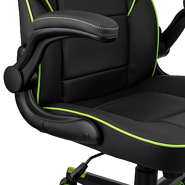 Oyun kreslosu 2E Gaming Hebi Black/Green Oyun kreslosu 2E Gaming Hebi Black/Green