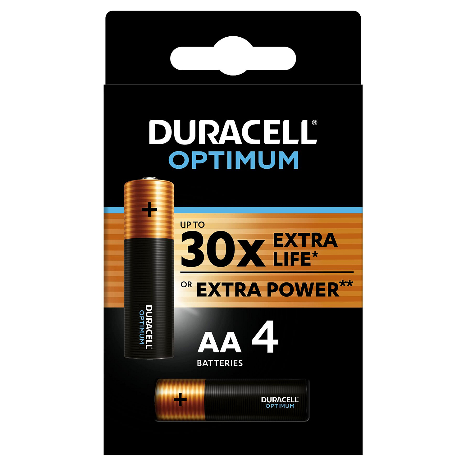 Duracell Optimum 2A Kx4 (20) new