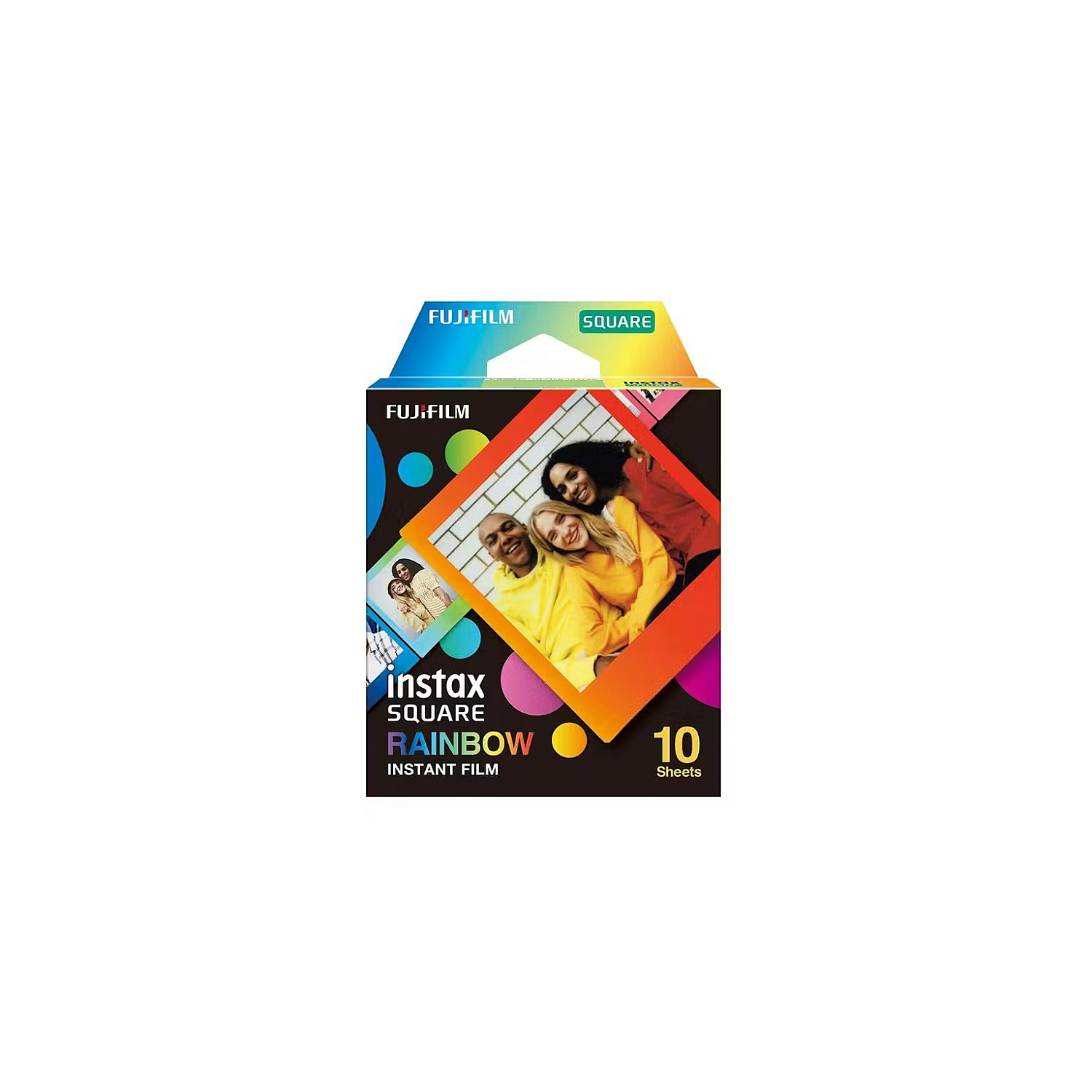 Photo Paper Instax Square Rainbow 10 sheets