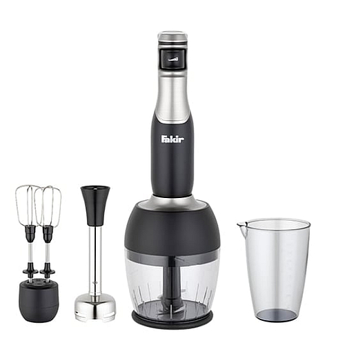 Blender Fakir Speed Lucca Set Black Silver