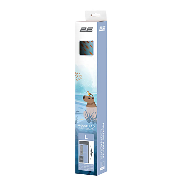 Mouse altlığı 2E Capybarra L Blue (2E-PAD-L-CAPY-BLUE)