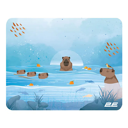 Mouse altlığı 2E Capybarra S Blue (2E-PAD-S-CAPY-BLUE)