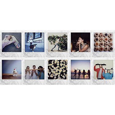 Photo Paper Instax Square Whitemarble 10 sheets