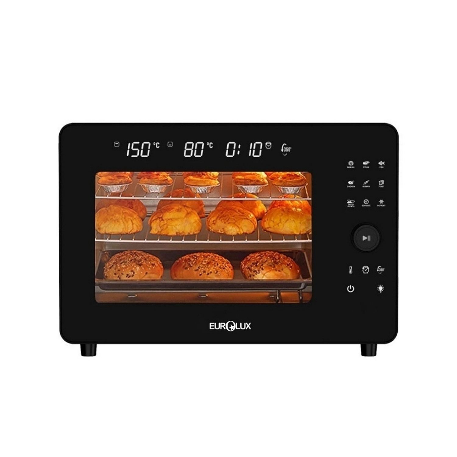 Airfryer Soba Eurolux EU-AFO4880A22DBG 