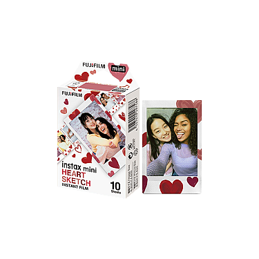 Photo Paper Instax Mini Heart Sketch 10 sheets