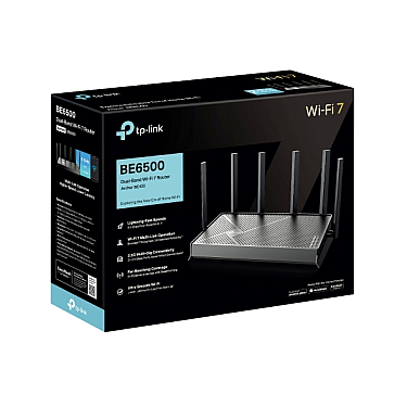 Router TP-Link - Archer BE400 (BE6500 Dual-Band Wi-Fi 7 Router)