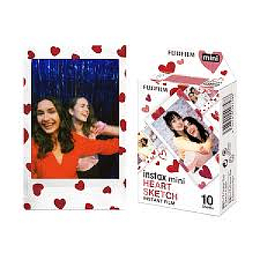 Photo Paper Instax Mini Heart Sketch 10 sheets