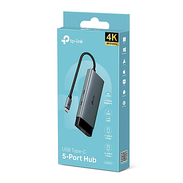 Şəbəkə adapteri TP-Link - UH5020C ( USB Type-C 5 in 1 HUB )