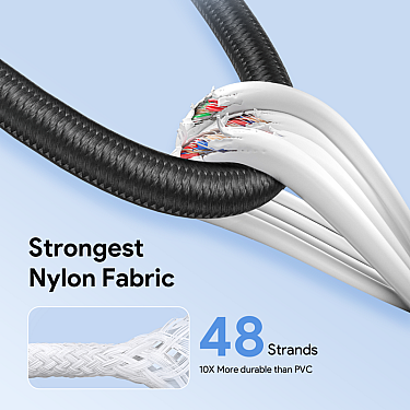 Kabel 1HORA Type C to Type C 3A 1M CAB272 Black