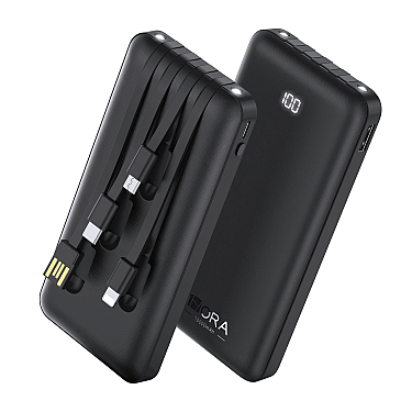 Power Bank 1HORA 10000mAh 10.5W GAR148 Black