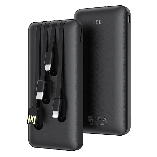 Power Bank 1HORA 10000mAh 10.5W GAR148 Black