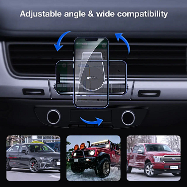 Avtomobil aksesuarı 1HORA Car Magnetic Holder PJ098 Black