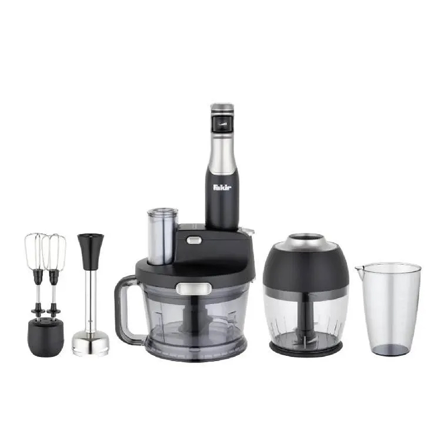 Blender Fakir Speed Multi Blender Set Black & Silver