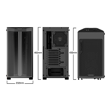 Kompüter korpusu Be quiet! Pure Base 500FX ATX w/o PSU Black (BGW43) Kompüter korpusu Be quiet! Pure Base 500FX ATX w/o PSU Black (BGW43)