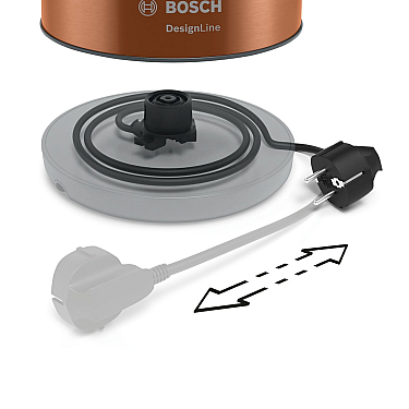 Elektrikli çaydan Bosch TWK4P439