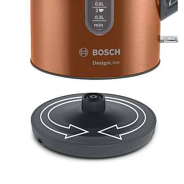 Elektrikli çaydan Bosch TWK4P439