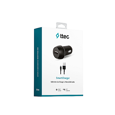 Avtomobil üçün Ttec SmartCharger 2.1A Car Charger + Micro USB Cable (2CKS20MS)