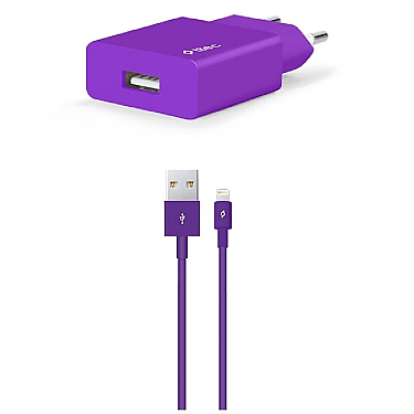 Adapter TTEC Smart Charger Purple 2SCS20LMR