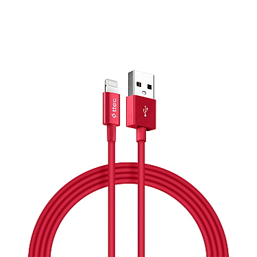 Kabel TTEC Lightning USB Charge, Data Cable, RED (2DK7508K)