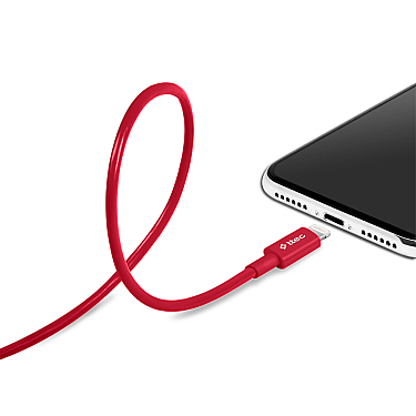 Kabel TTEC Lightning USB Charge, Data Cable, RED (2DK7508K)